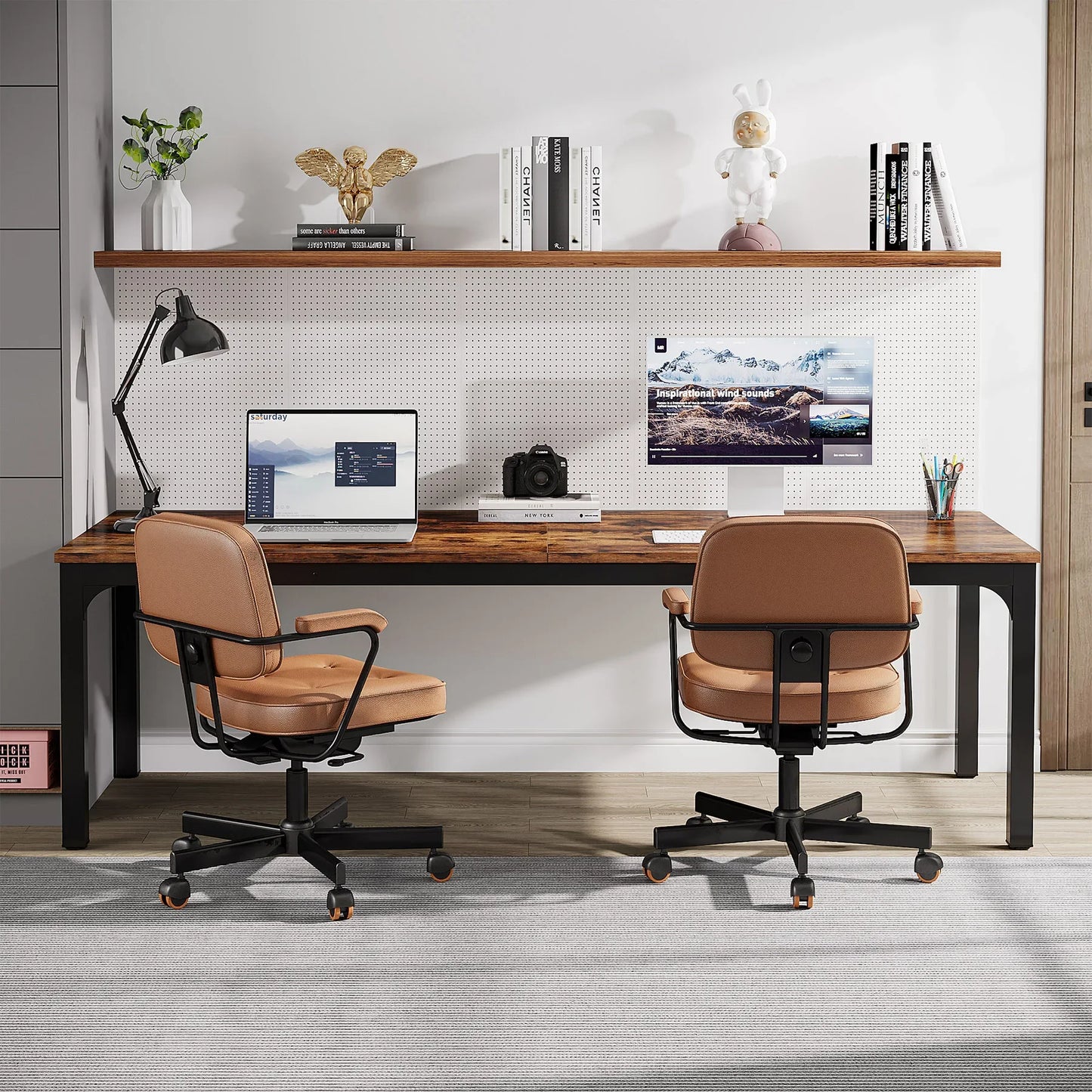 Tribesigns 78.7" Extra-Long Dual Workstation Desk