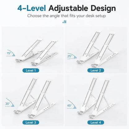 4-Level Foldable Laptop Riser