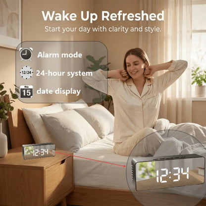 Digital Alarm Clock with Auto Brightness