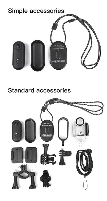 1080P Mini Action Camera, Helmet & Bike Mount