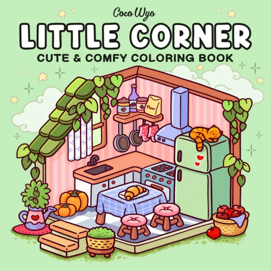 Hygge Creatures Adult Coloring Book