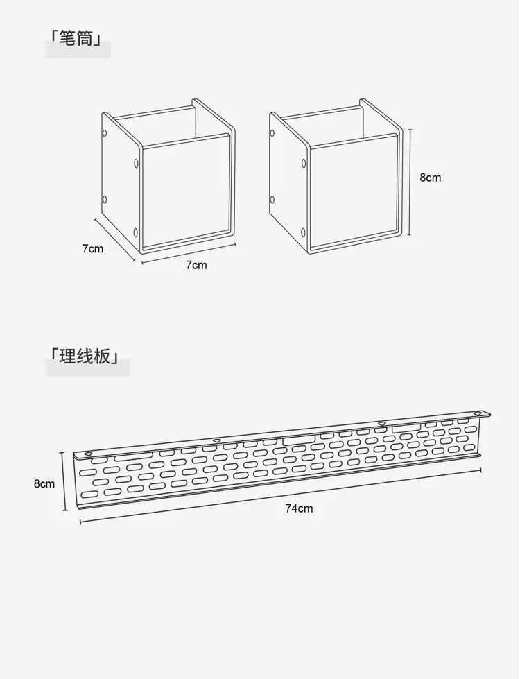 Modular Desk Riser with Cable Management