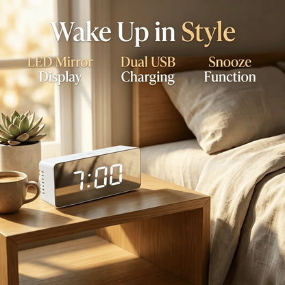 Digital Alarm Clock with Auto Brightness