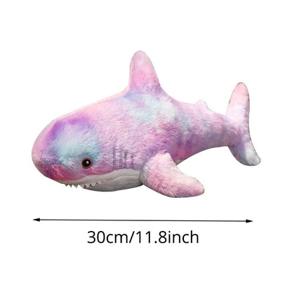 Purple Shark Plush Toy - 30cm
