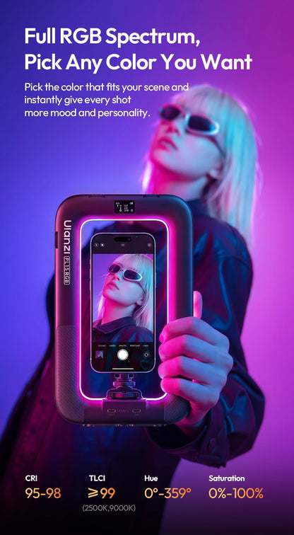 Handheld RGB Ring Light