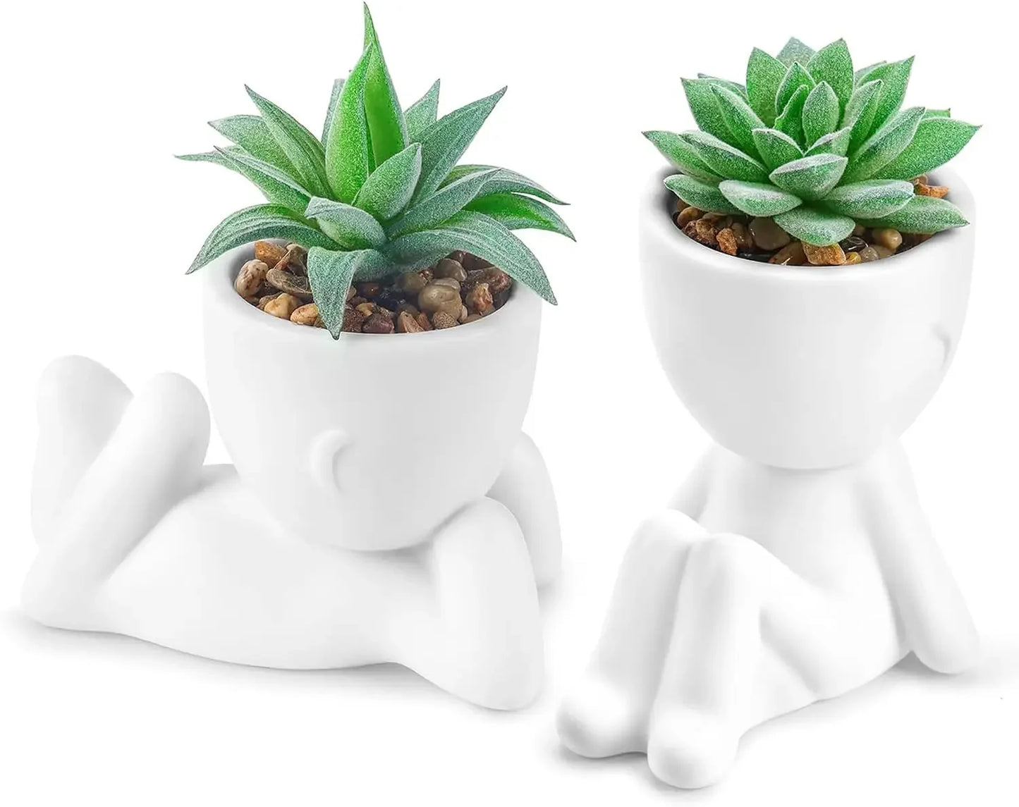 Fake Succulent Plants (2-Pack)