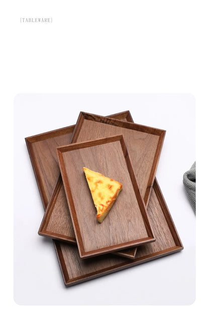 Black Walnut Hexagon Fruit Tray