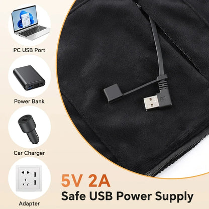Heated Hooded Shawl Graphene Wrap