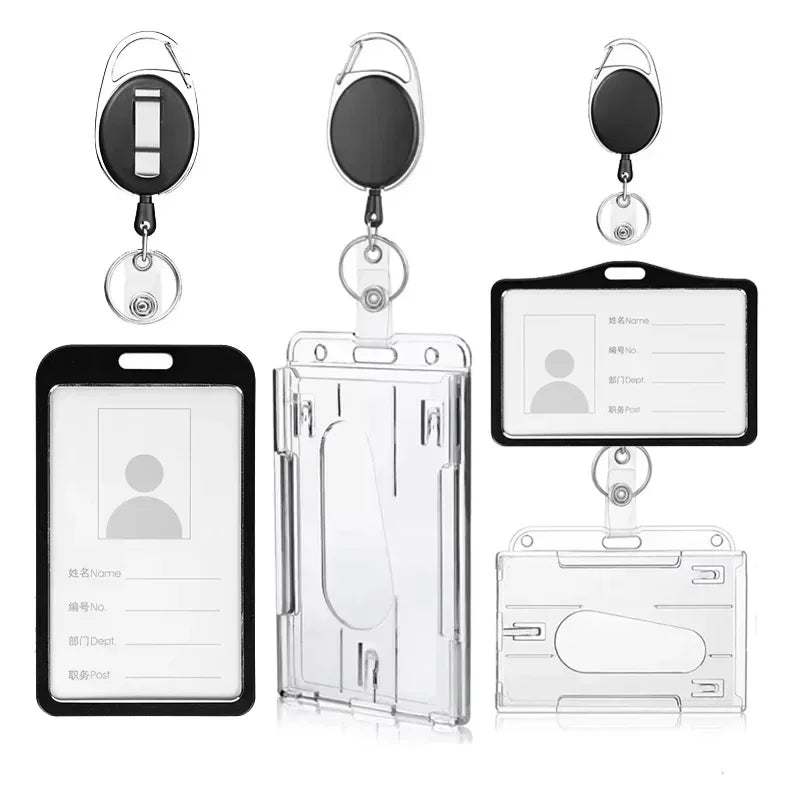 BadgeCard Aluminum Card Holder Reel