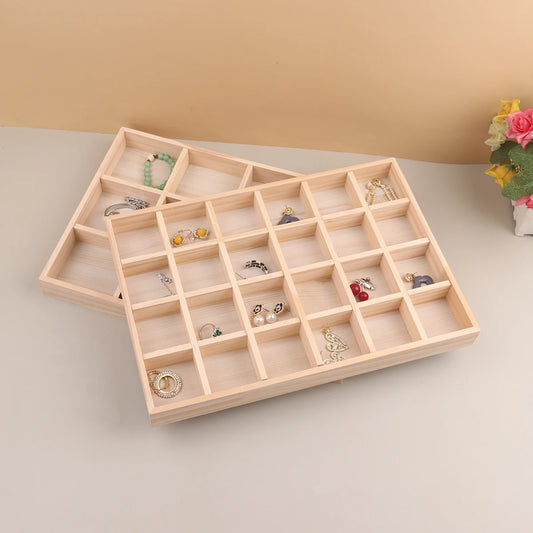 Stackable Wooden Jewelry Display
