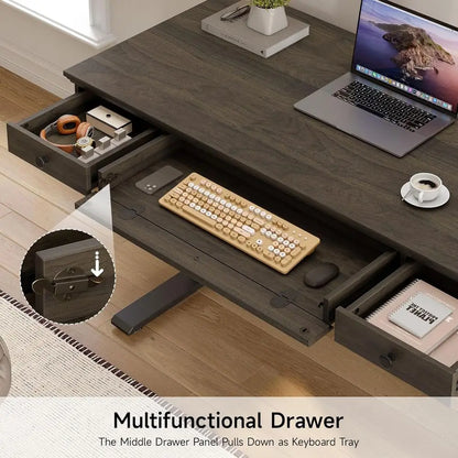 Retro Curved Standing Desk