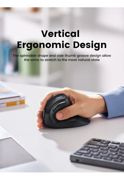 Vertical Ergonomic Wireless Mouse