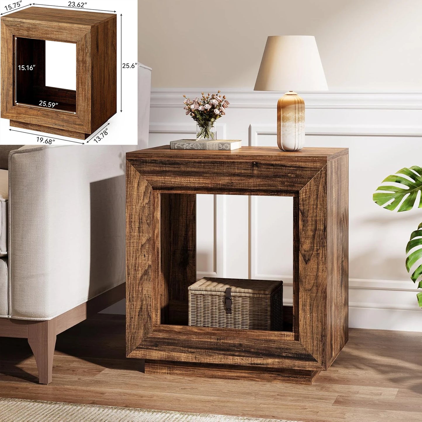 Marlowick C-Shaped Side Table