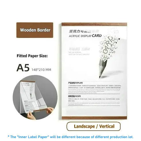 Magnetic Acrylic Photo Frame, Adhesive Mount