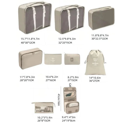 Travel Packing Cube Storage Set