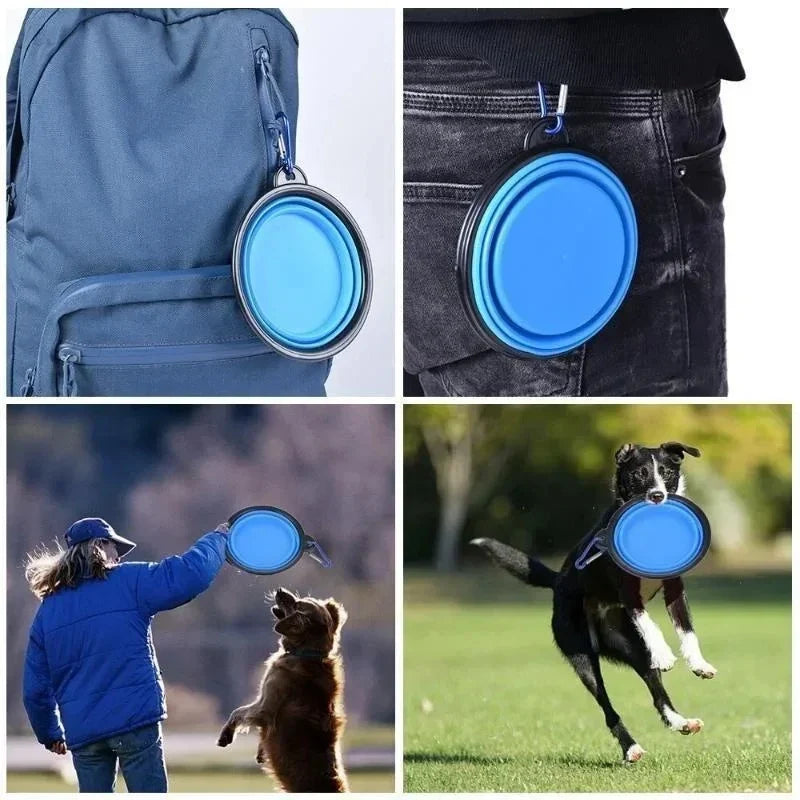 Foldable Travel Bowl for Dogs & Cats, 350ml