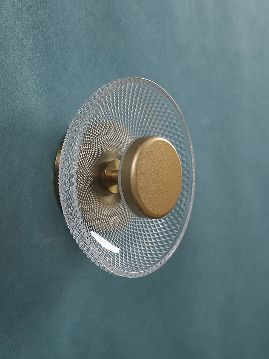 A Glass Disc That Glows From Within