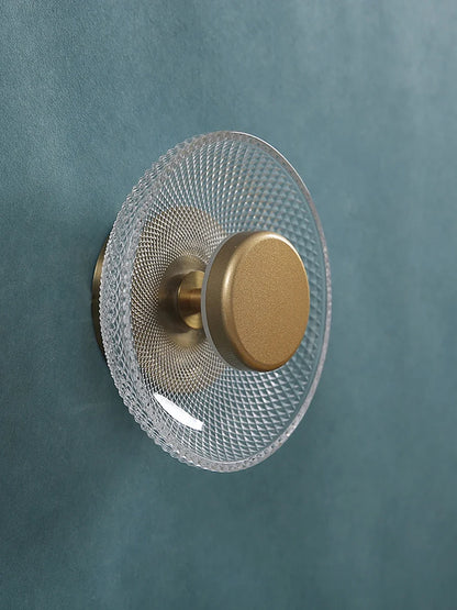 A Glass Disc That Glows From Within