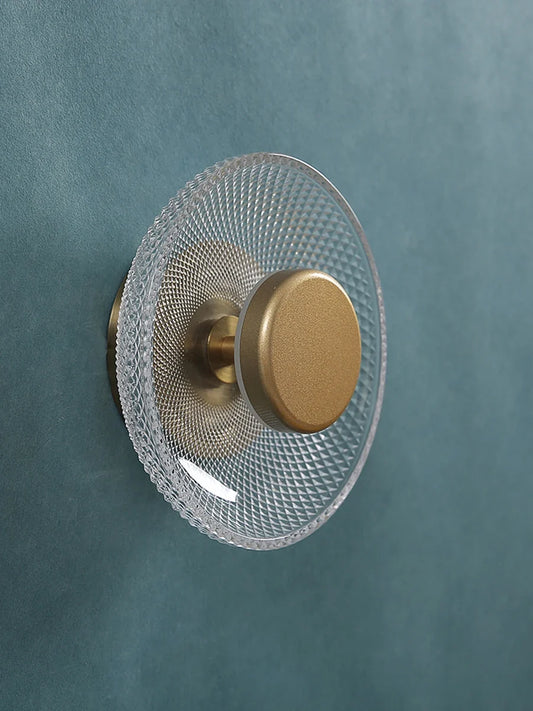 A Glass Disc That Glows From Within