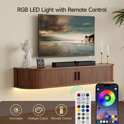 Aldric Floating Media Console