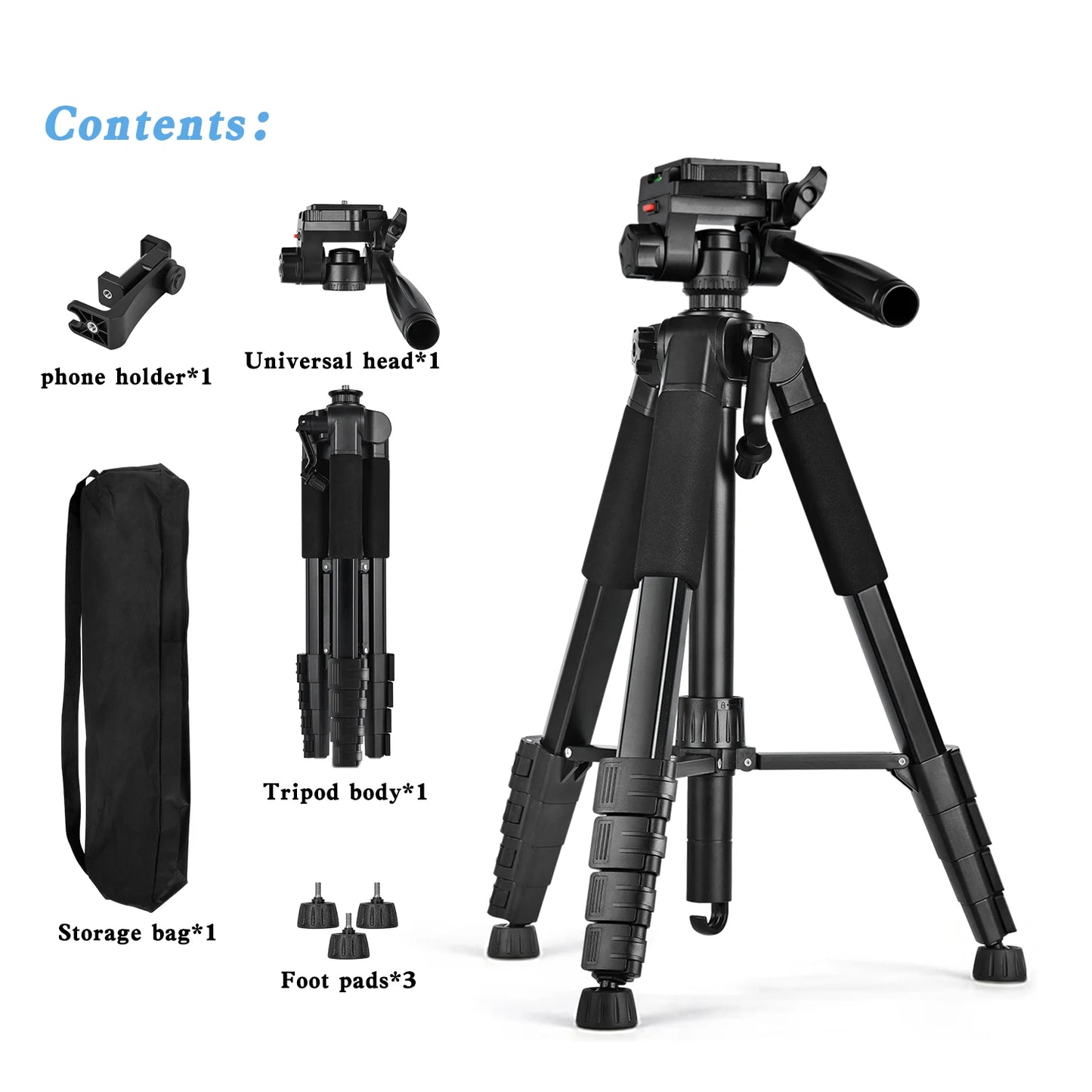 79in Aluminum Camera Tripod