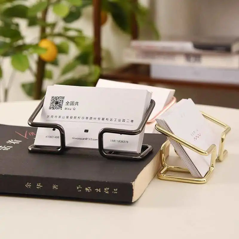 GoldDesk Metal Card Display Bracket