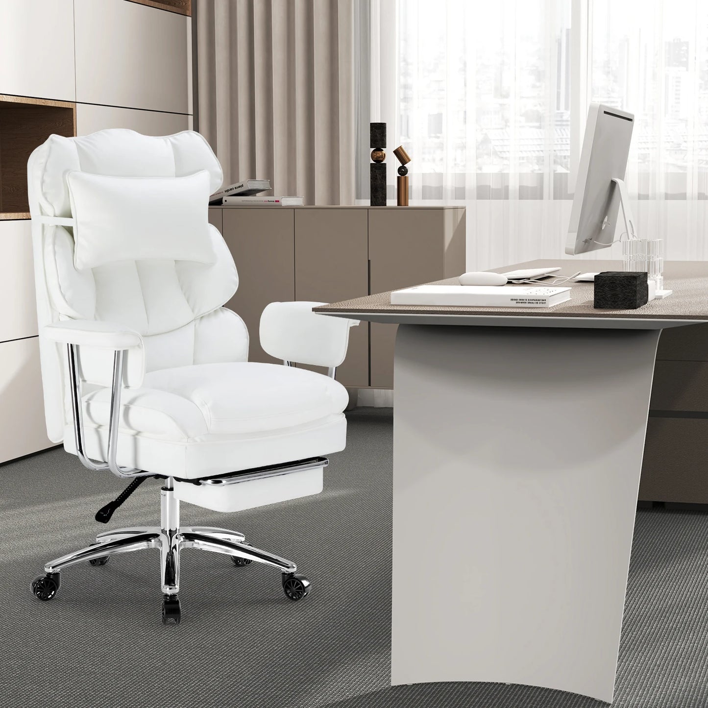 Premium Lux Leather Office Chair