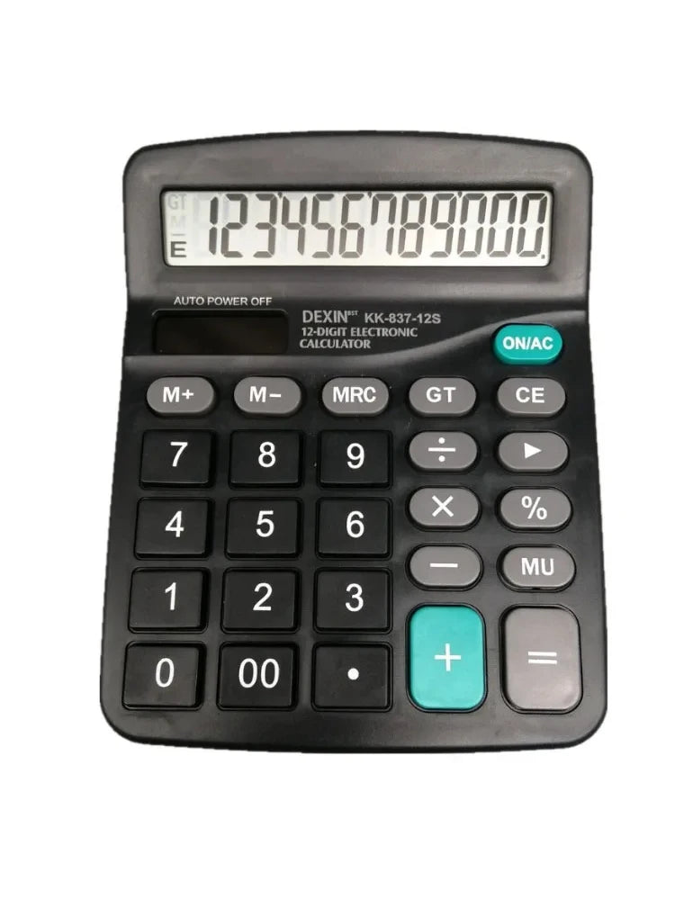 SolarCalc 12-Digit Desktop Calculator