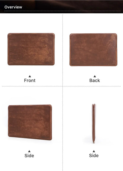 Hand-Made Cowhide Leather Laptop Bag