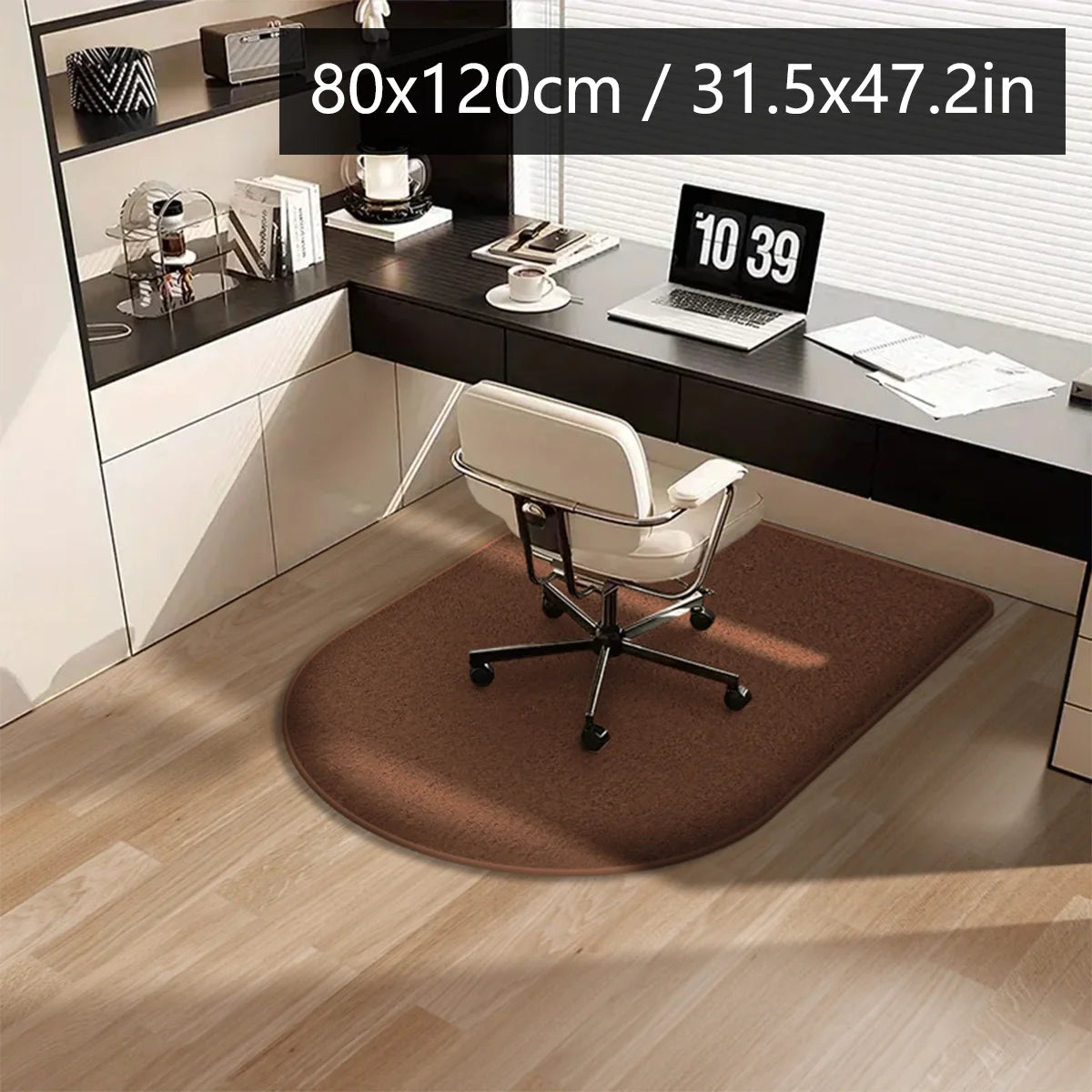 SolidDesk Flannel Chair Floor Mat