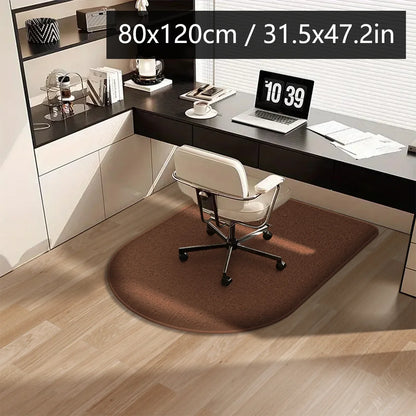 SolidDesk Flannel Chair Floor Mat