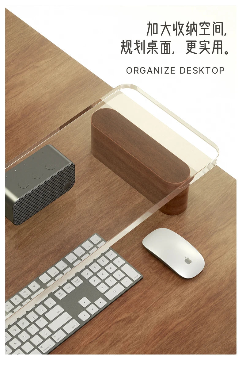 Clear Acrylic Monitor Riser