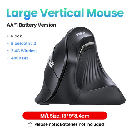Vertical Ergonomic Wireless Mouse