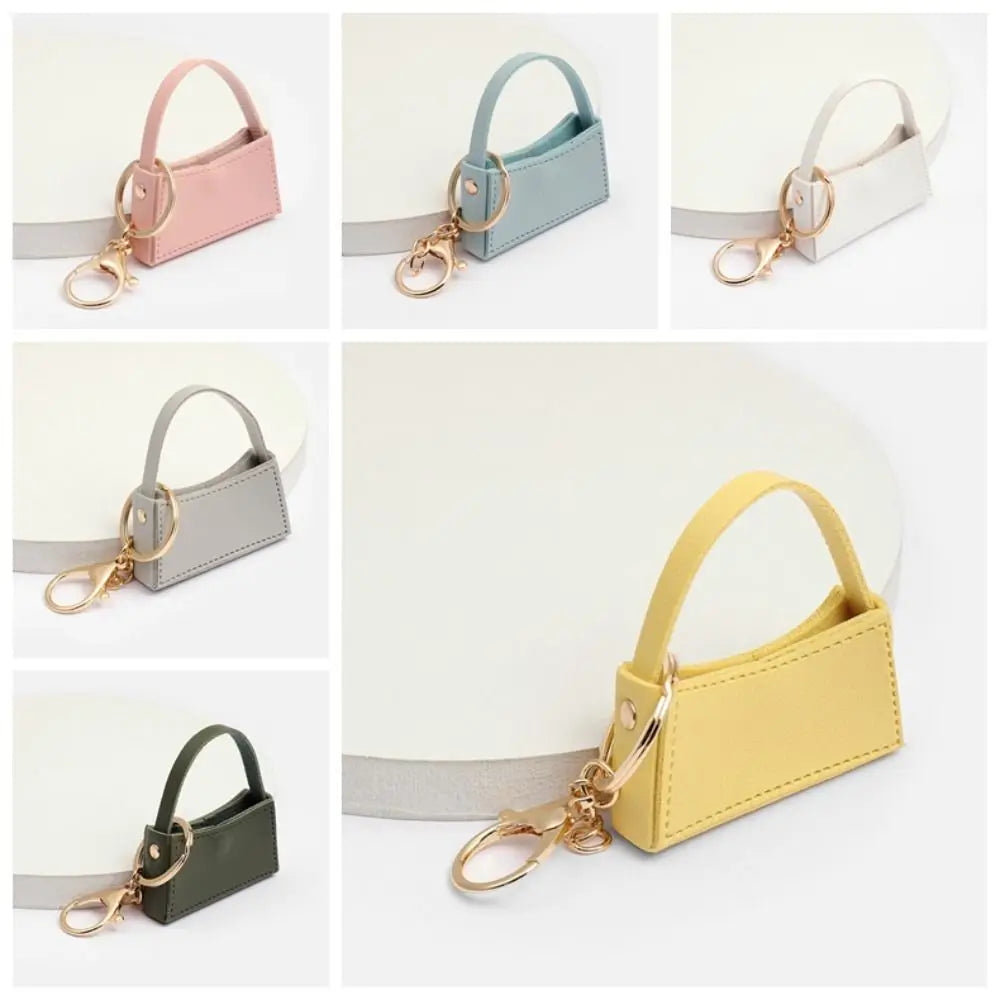 Candy Color Bag Charm Keychain