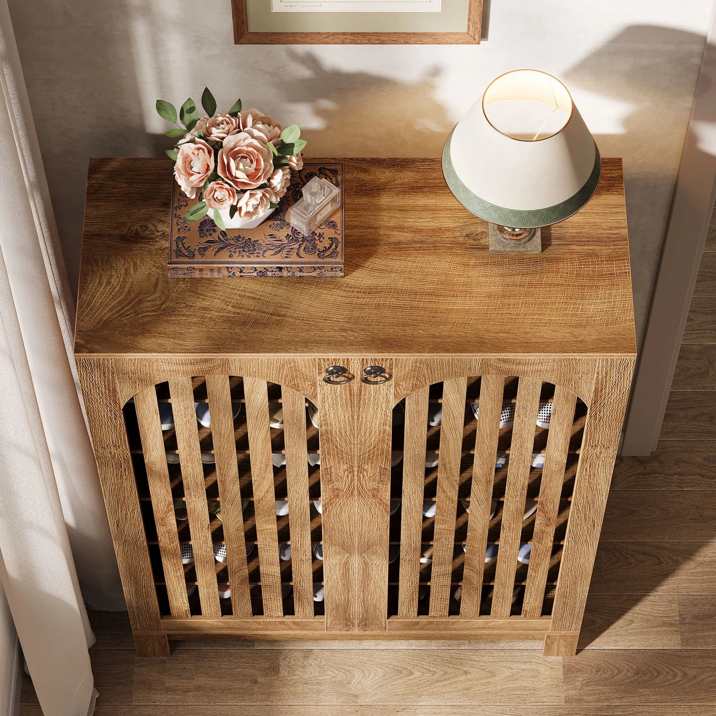 Halstead Shutter Door Shoe Cabinet