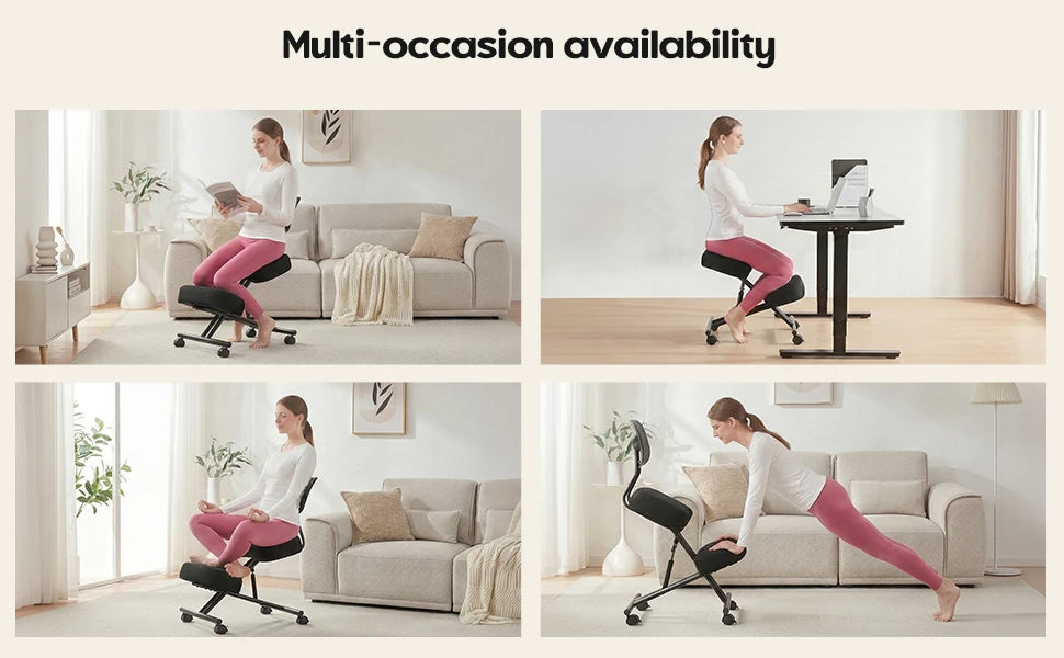 Fabric Ergonomic Kneeling Chair