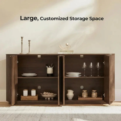 Thackery Fluted Walnut Sideboard