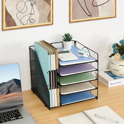 5-Tier Desktop Paper Tray Organizer