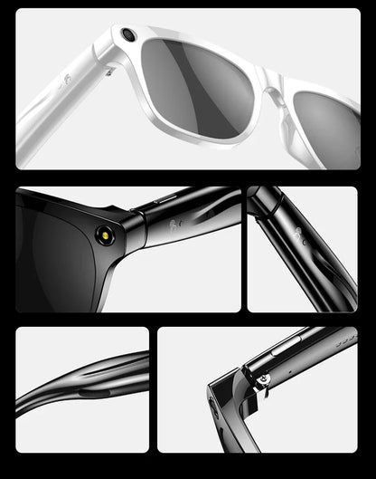 4K AI Smart Glasses with Camera & Translator
