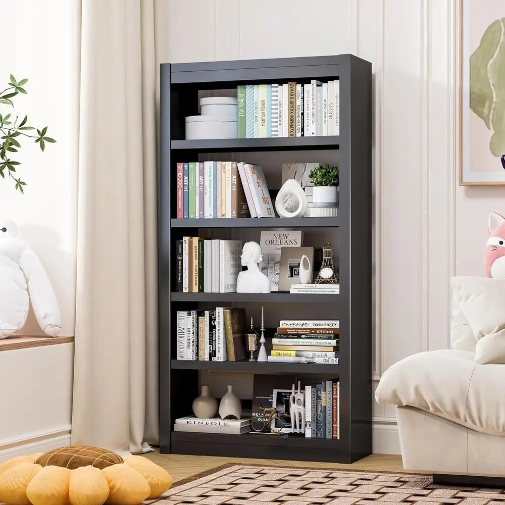 Steelhaven 5-Tier Adjustable Metal Bookcase