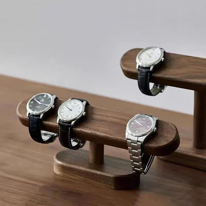 Walnut Watch and Bracelet Display Holder