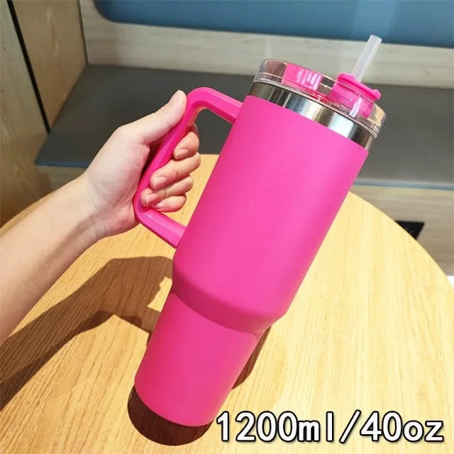 Insulated Water Cup with Straw