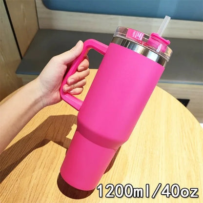 Insulated Water Cup with Straw