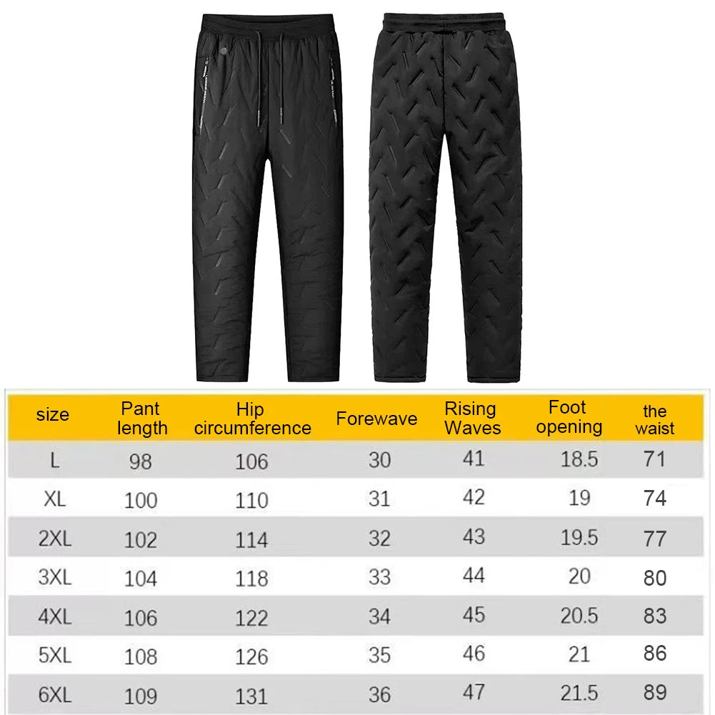 USB Heated Hiking Pants | 10 Heating Zones, 3 Heat Modes