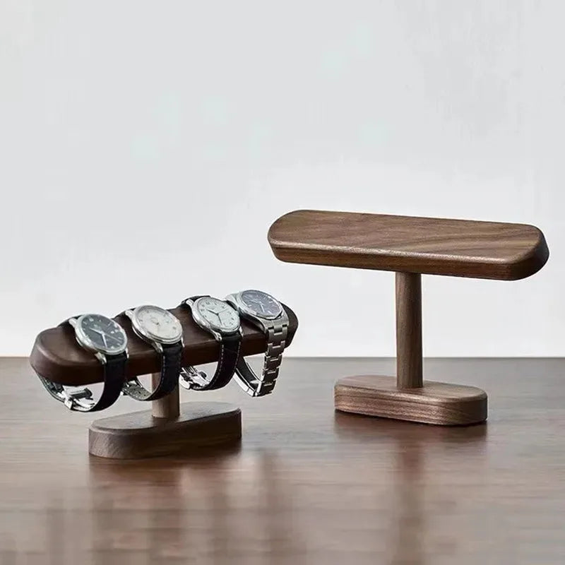 Walnut Watch and Bracelet Display Holder