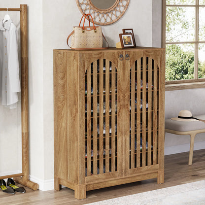 Halstead Shutter Door Shoe Cabinet