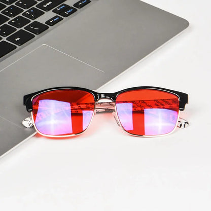 SHINU Red Lens Sleep Glasses