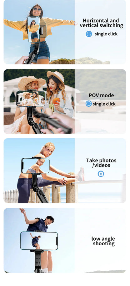 Wireless Bluetooth Gimbal Tripod