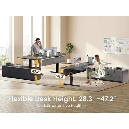 Everest L-Shaped Standing Desk