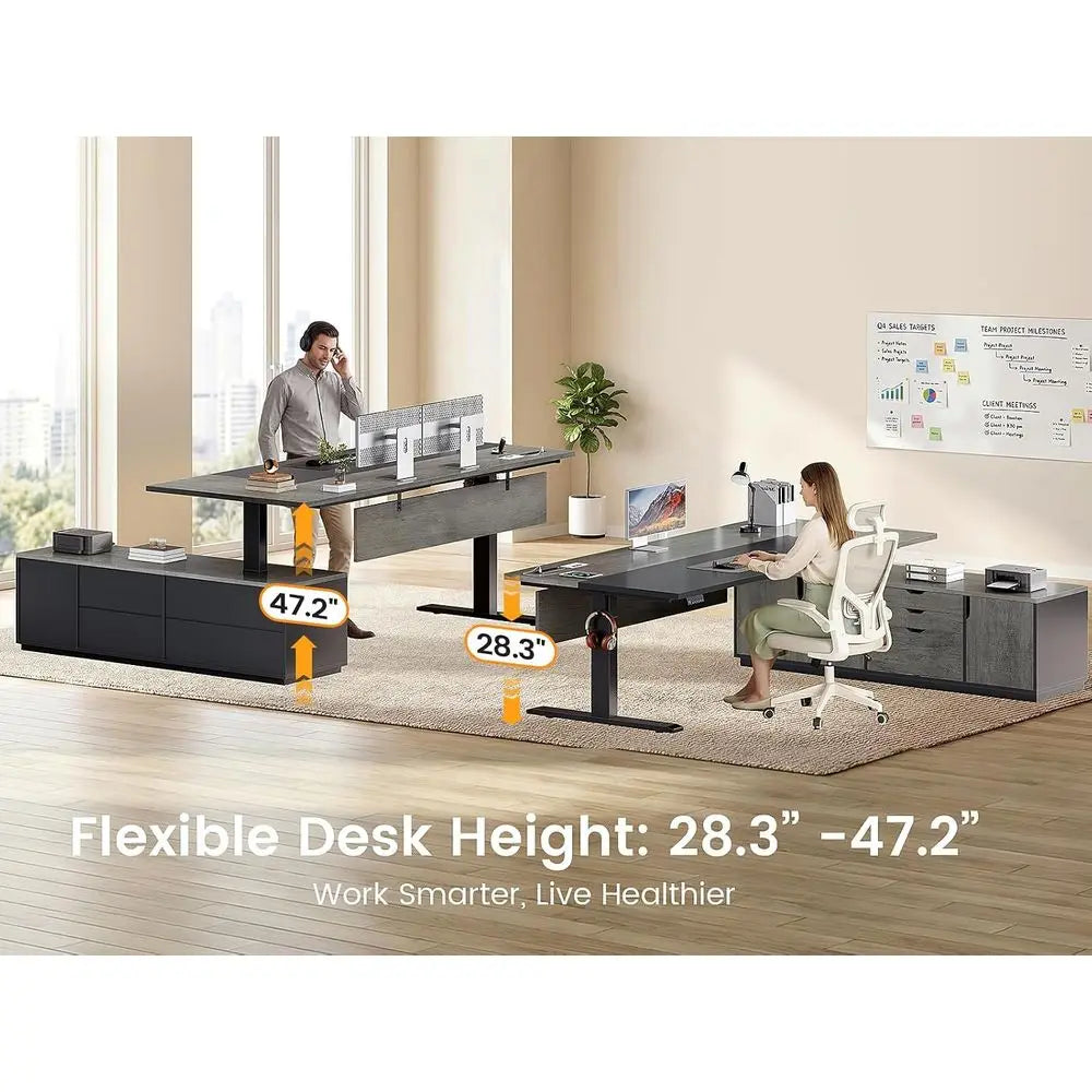Everest L-Shaped Standing Desk